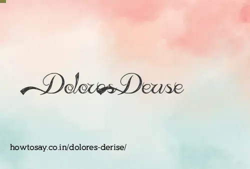 Dolores Derise