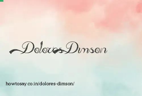 Dolores Dimson