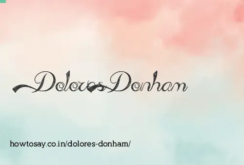 Dolores Donham
