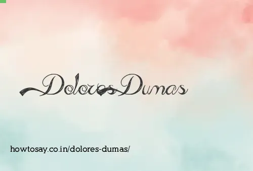 Dolores Dumas