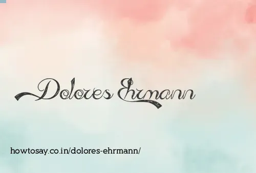 Dolores Ehrmann