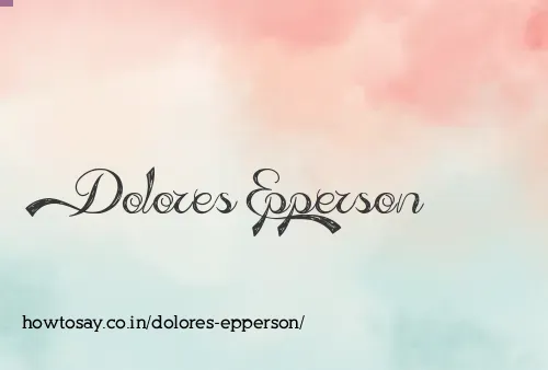 Dolores Epperson