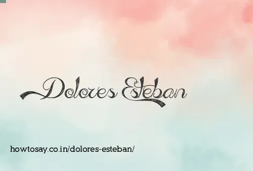 Dolores Esteban