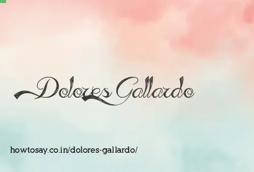 Dolores Gallardo