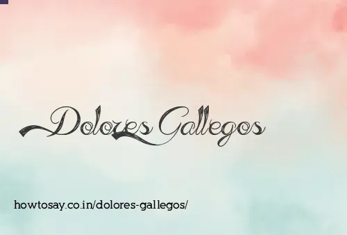 Dolores Gallegos