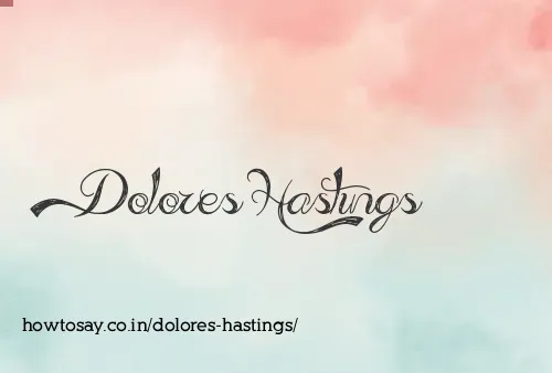 Dolores Hastings