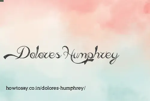 Dolores Humphrey