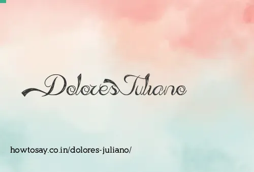 Dolores Juliano