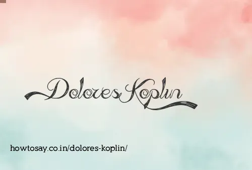 Dolores Koplin