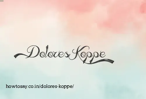 Dolores Koppe