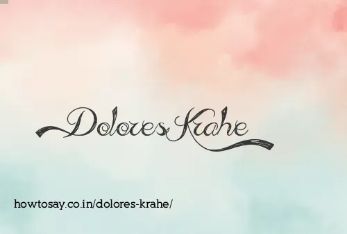Dolores Krahe