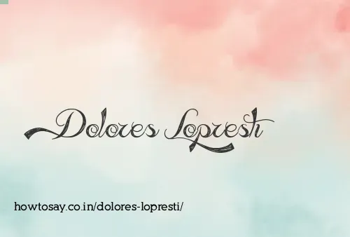 Dolores Lopresti