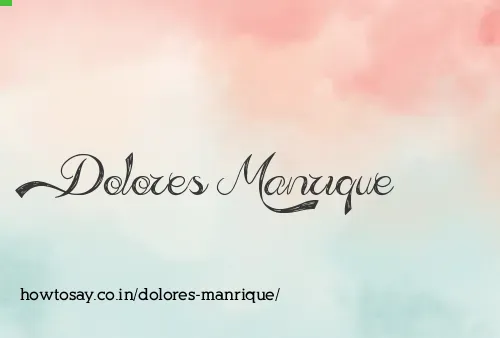 Dolores Manrique