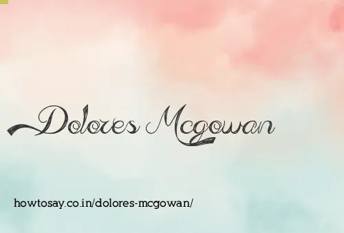 Dolores Mcgowan