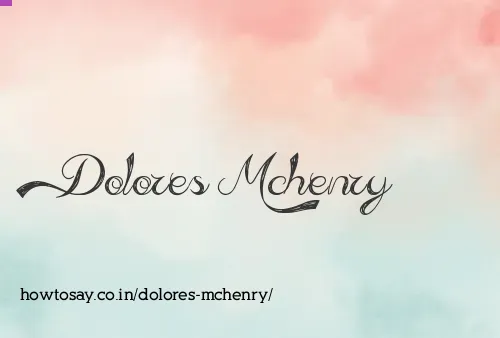 Dolores Mchenry