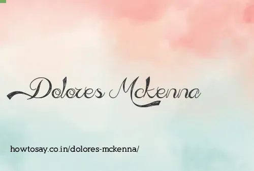 Dolores Mckenna