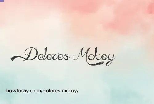 Dolores Mckoy