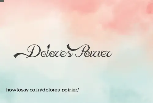 Dolores Poirier