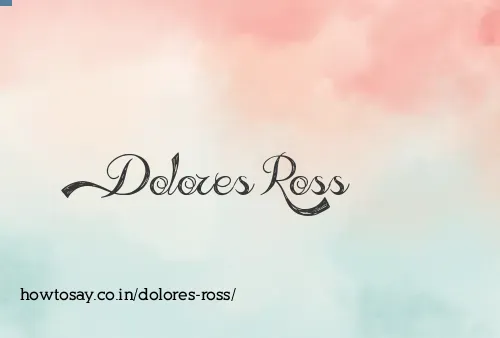 Dolores Ross