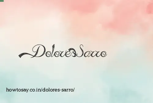 Dolores Sarro