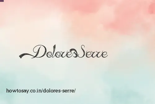 Dolores Serre