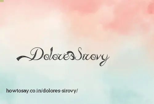 Dolores Sirovy