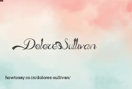 Dolores Sullivan