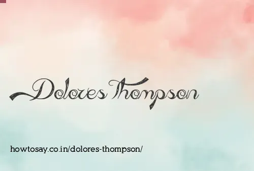Dolores Thompson