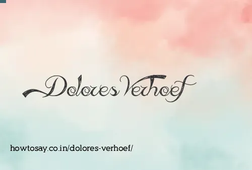 Dolores Verhoef