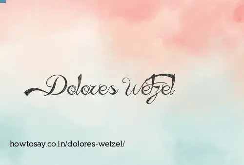 Dolores Wetzel