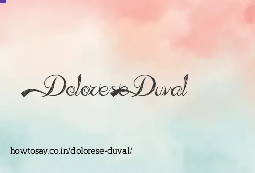 Dolorese Duval