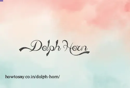 Dolph Horn