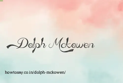 Dolph Mckowen