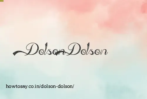 Dolson Dolson