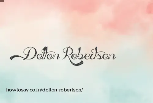 Dolton Robertson