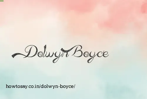 Dolwyn Boyce
