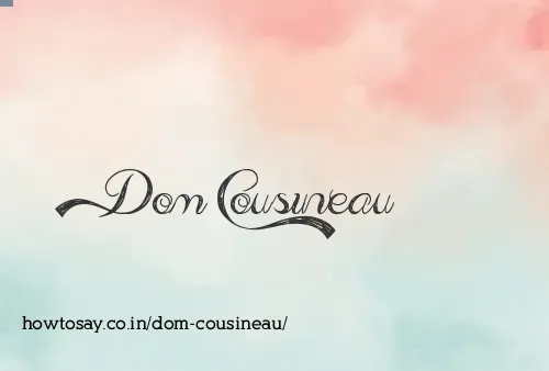 Dom Cousineau