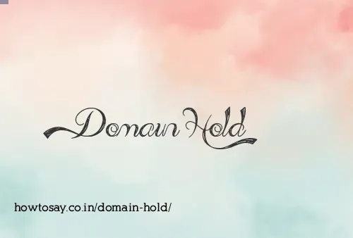 Domain Hold