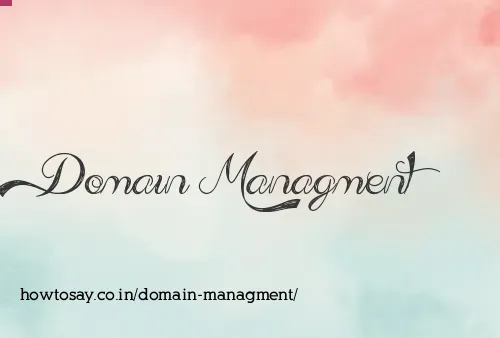 Domain Managment