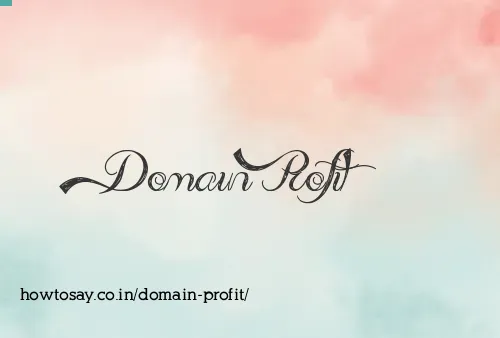 Domain Profit