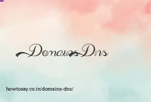 Domains Dns