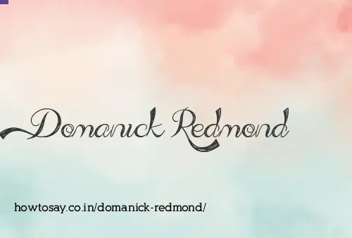 Domanick Redmond