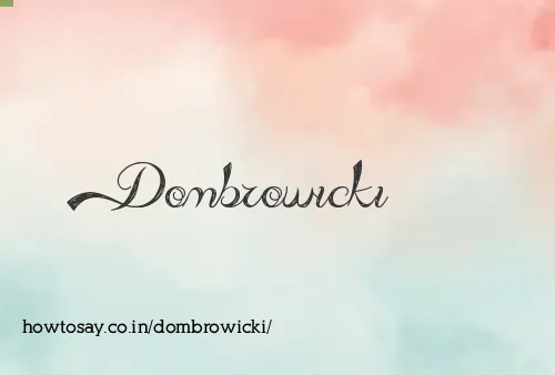 Dombrowicki