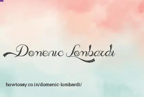 Domenic Lombardi