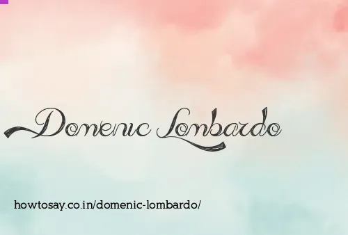 Domenic Lombardo