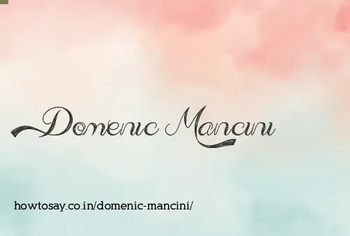 Domenic Mancini