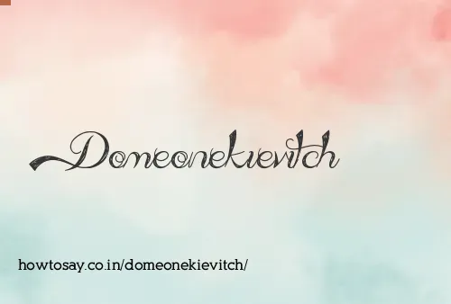 Domeonekievitch