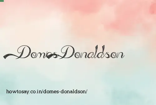 Domes Donaldson