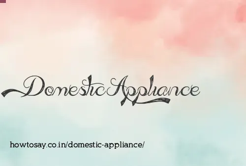 Domestic Appliance