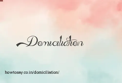 Domiciliation